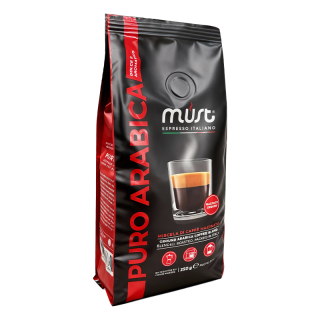 LOOCI MUST意大利原装进口100%阿拉比卡咖啡粉 中度烘焙黑咖啡250g/袋