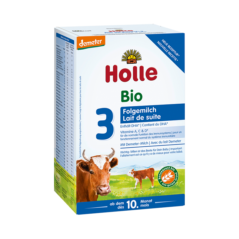 Holle 泓乐 有机系列 幼儿奶粉 德版 3段 600g