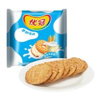 优冠 夹心饼干 香浓牛奶味 390g