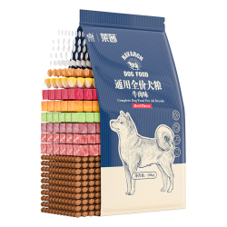 耐威克 狗粮 鸭肉牛肉成犬粮骨骼健康中大型犬金毛拉布拉多通用粮 鸭肉牛肉狗粮｜40 斤超