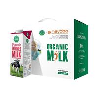Vecozuivel 乐荷 脱脂有机纯牛奶 1L*6盒 礼盒装