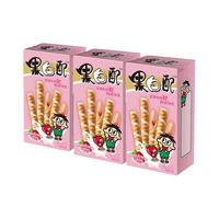 Want Want 旺旺 黑白配 酥心卷 草莓味