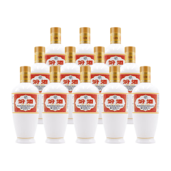 汾酒 出口白瓷 清香型 53度375ml*12瓶 整箱装