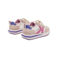 Kappa Kids卡帕童鞋2024春季男童鞋子网面透气软底儿童运动鞋女童跑步鞋 粉/紫 31码 适合脚长约196mm