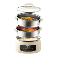 九阳电蒸锅家用多功能三层大容量蒸箱蒸炖煮一体锅店