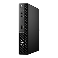 戴尔DELL 7010MFF/7020MFF迷你台式电脑 办公家用商用台式机网课MINI小主机全套 单主机(带键盘鼠标) i3-12100T 16G 512G固态硬盘