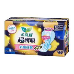 乐而雅 超瞬吸纤巧立围超特长夜用护翼型卫生巾