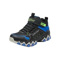 Skechers斯凯奇男童雪地靴户外棉靴儿童运动鞋冬大童棉鞋406415L 黑色/蓝色/柠檬色/BBLM 37码