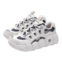 斐乐(FILA)女鞋可颂鞋面包老爹鞋运动鞋2024冬季休闲鞋 雪白/黑-SB 39