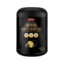 京东京造 黑芝麻糊五黑粉五谷杂粮早餐代餐粉燕麦核桃芝麻黑豆粉600g