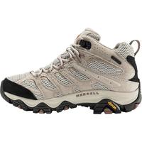 MERRELL 迈乐 户外减震徒步鞋女MOAB3MID WP中帮防水透气防滑耐磨登山鞋 白灰黑J036330 38