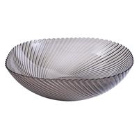 京东京造 水波纹果盘 水果干果零食盘食品级家用【超大容量】2个装 22*7cm 【超大容量】水波纹果盘 2个装