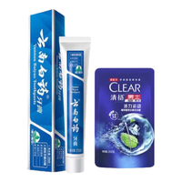 云南白药 祛牙垢牙渍 牙膏套装 【415g】留兰215g+洗发水200g