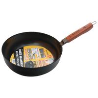 珍珠生活日本进口炒锅回飞锅不易粘锅无涂层铁锅家用炒菜锅平底锅