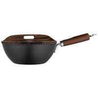 Debo德铂欧岱拉无涂层炒锅炒菜锅