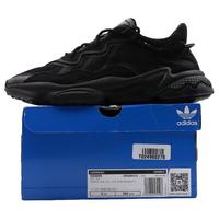 阿迪达斯（adidas）三叶草男鞋复古老爹鞋小椰子鞋潮鞋轻便减震跑步鞋透气运动休闲鞋 黑色/OZWEEGO 44.5