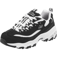 SKECHERS 斯凯奇 D'Lites 女子休闲运动鞋 149906/BKW 黑色/白色 36