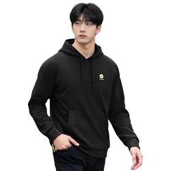 adidas NEO男女连帽简约针织运动休闲套头衫卫衣 IK2454 黑色 L