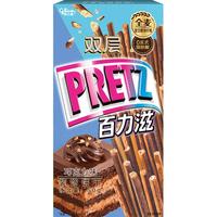glico 格力高 百力滋 双层全麦装饰饼干 巧克力味