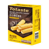 Totaste土斯黑松露流心蛋卷102g夹心鸡蛋卷办公室零食饼干独立包装