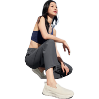 斯凯奇Skechers斯凯奇男女同款高透气一脚蹬舒适轻便鞋子124847 黑色/BLK(女) 37