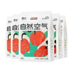 福丸 自然空气苹果木豆腐混合植物猫砂2.5kg*5除臭无尘不易粘底