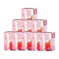 1月产蒙牛真果粒草莓风味牛奶125ml*20盒40盒早餐牛奶饮品