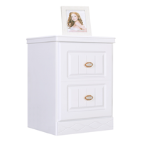 奈高NG床头柜隐藏式家用办公保险箱小型密码防盗保管柜55cm 珍珠白 电子版