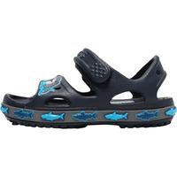 卡骆驰(crocs)crocs童鞋 2024春季新款休闲鞋子时尚趣味学院鲨鱼耐磨运动凉鞋 206365
