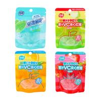 奇峰伴维生素C90%果汁含量爆浆夹心香橙味儿童软糖休闲25g袋装