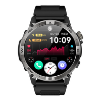  CH 心率血氧监测 智能运动手表  硅胶表带 黑色 46mm