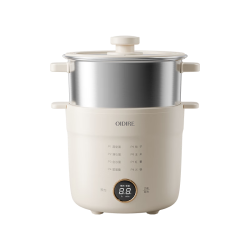 OIDIRE 蒸煮一体 煮蛋器 蒸笼  米白色
