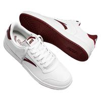 安踏（ANTA）板鞋男鞋春季小白鞋男简约休闲鞋运动鞋潮流复古滑板鞋 象牙白/绛红色-4 42