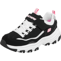 Skechers斯凯奇蛋糕熊男女童老爹鞋秋季时尚儿童运动鞋黑白熊猫鞋8701646L 荔枝冰咖 35码