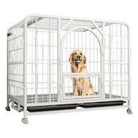 Coleshome 蔻丝 狗笼子小型犬中型犬室内家用带厕所分离折叠免安装狗笼子柯基柴犬 加粗特厚方管柯基