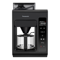 移动端、京东百亿补贴：Panasonic 黑魔方咖啡机美式全自动研磨一体家用豆粉两用智能保温自动清洁 NC-A703 送礼