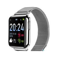 穆奇 智能手环测心率血压心率异常运动计步器心电图腕表睡眠监测心跳 米兰银钢表带