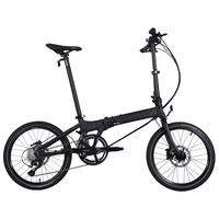 大行（DAHON）S20折叠自行车20英寸20速成人铝合金碟刹运动竞技自行车KBA005 黑色【BA接头+油碟刹】