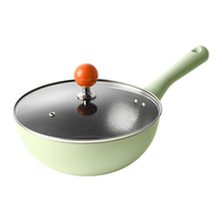 YANXUAN 网易严选 欧式精铸多用锅 锅具炒锅少油烟耐磨燃气锅平底 24cm小炒锅