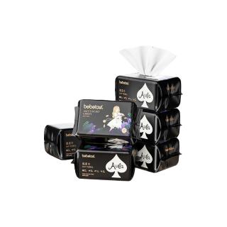 BebeTour 爱丽丝干湿两用宝宝新生婴儿擦屁专用洗脸巾非棉柔巾6包