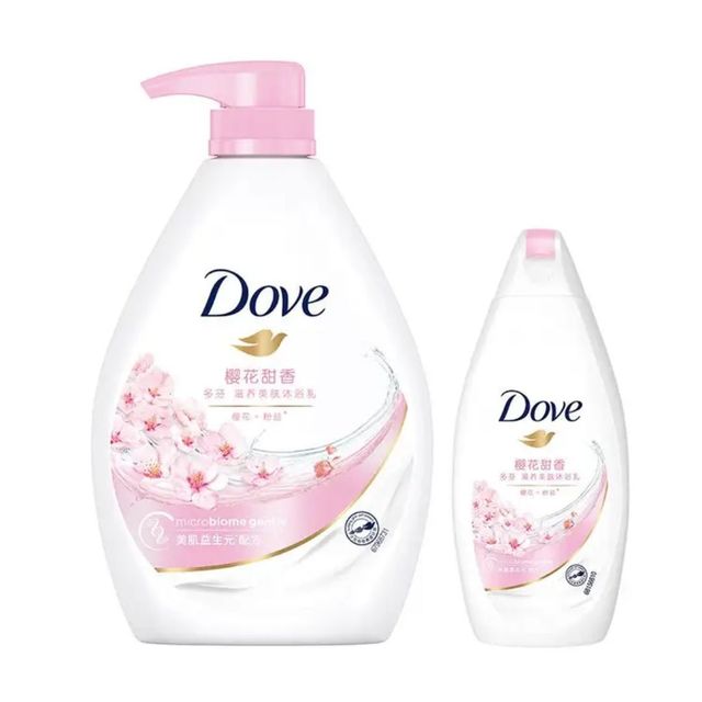 今日必买：Dove 多芬 白桃果香大桶沐浴露850g  赠力士200mL*1