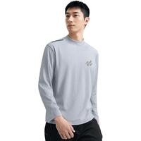WARRIOR/回力 速干 男士长袖T恤 浅灰/JHL三斜杠 M