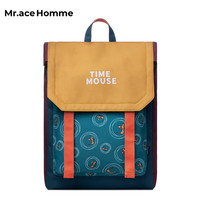 Mr.ace Homme 韩版时尚学生书包 15英寸大容量电脑包 双肩包
