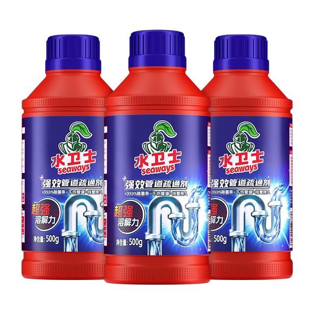 水卫士 水卫仕 管道疏通剂500ml*3瓶