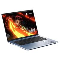 ASUS 华硕 无畏Pro14 鬼灭之刃限定版 14.0英寸 轻薄本 银色(锐龙R7-5800H、核芯显卡、16GB、512GB SSD、2.8K、90Hz、M3400)