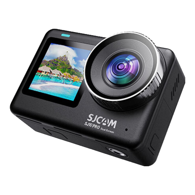 SJCAM SJ10双屏运动相机 黑色 SJ10Pro新品双屏128G内存卡