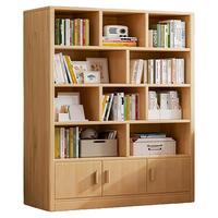 SHICY 实采 储物柜学生收纳家用书柜 60cm-深胡桃色