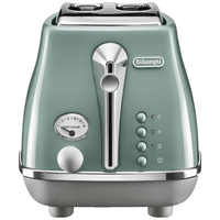 De'Longhi 德龙 Delonghi）面包机 复古系列多士炉 CTOC2003.GR 萨丁尼亚绿