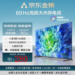SHNIRP 电视机 家用智能无线网络语音投屏4K护眼超高清液晶电视插U盘监控 TV4K-43长87cm宽52cm