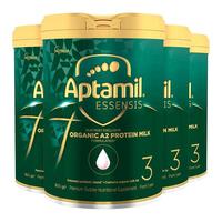 Aptamil 爱他美 ESSENSIS 奇迹绿罐系列 有机A2幼儿奶粉 澳版 3段 900g*4罐